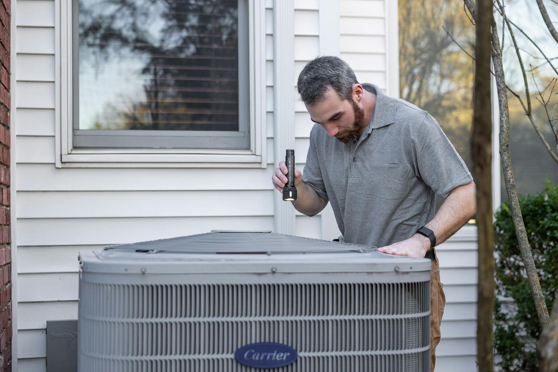 BreezeLogic HVAC technician at work in Trenton NJ